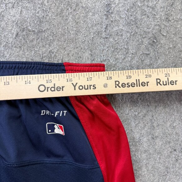 Minnesota Twins Nike Shorts Men XL Blue Red Training 9" Knit Authentic - Picture 13 of 16